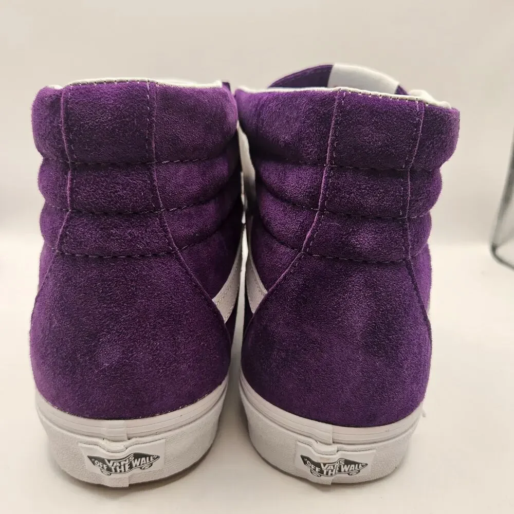 VANS MEN'S 11.5 SK8-Hi PIG SUEDE ACAI PURPLE RARE SNEAKERS NWOB